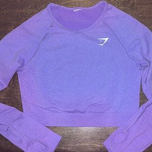 Gymshark vital seamless 2.0 long sleeve cropped top